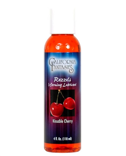 \"Razzels Warming Lubricant - Kissable Cherry - 4 Oz. Bottle CF-RKC-04\"