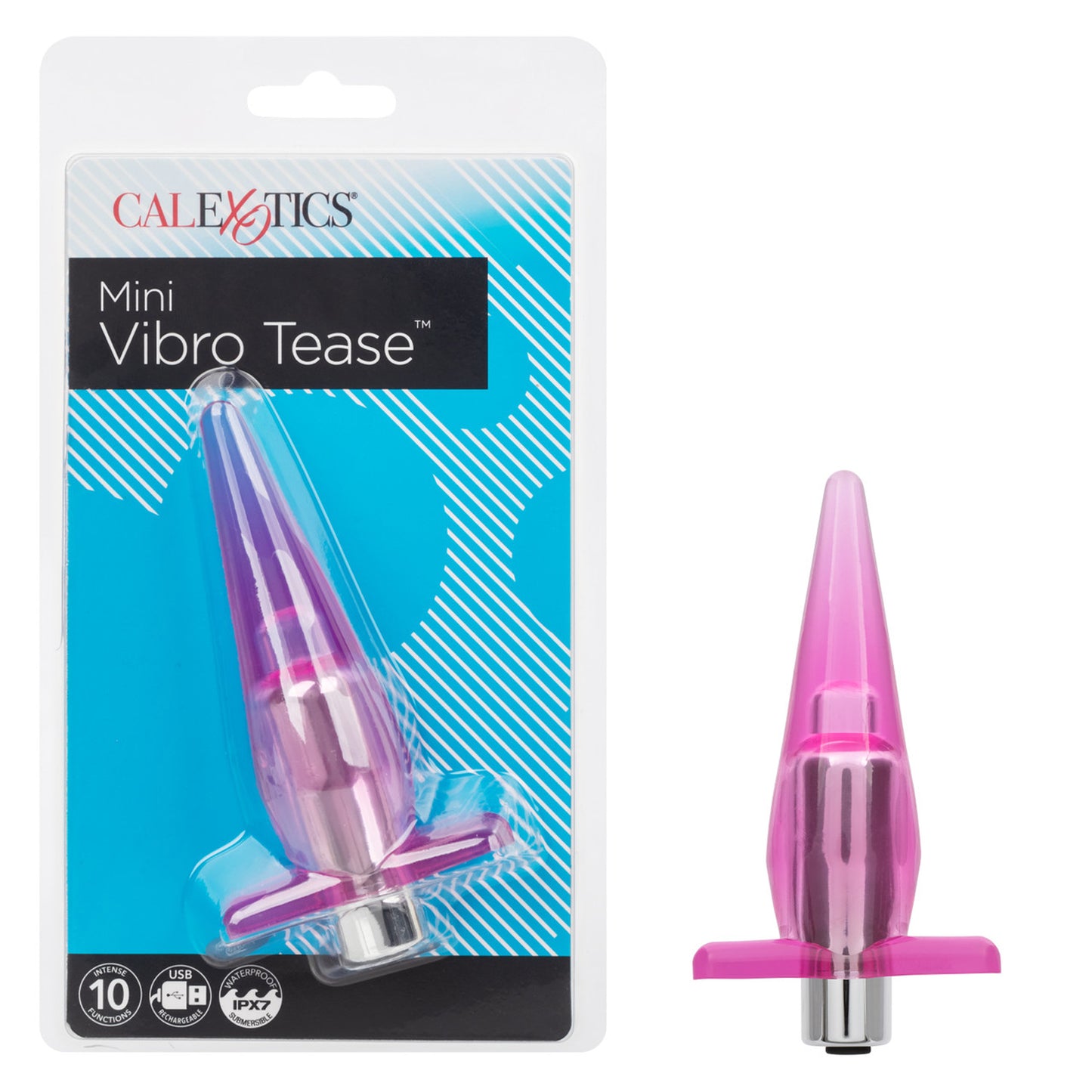 Mini Vibro Tease Slender Probe - Pink Rechargeable