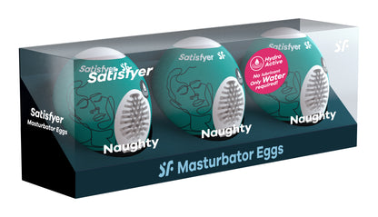 \"3 Pc Set Masturbator Egg - Naughty SAT-9043477\"