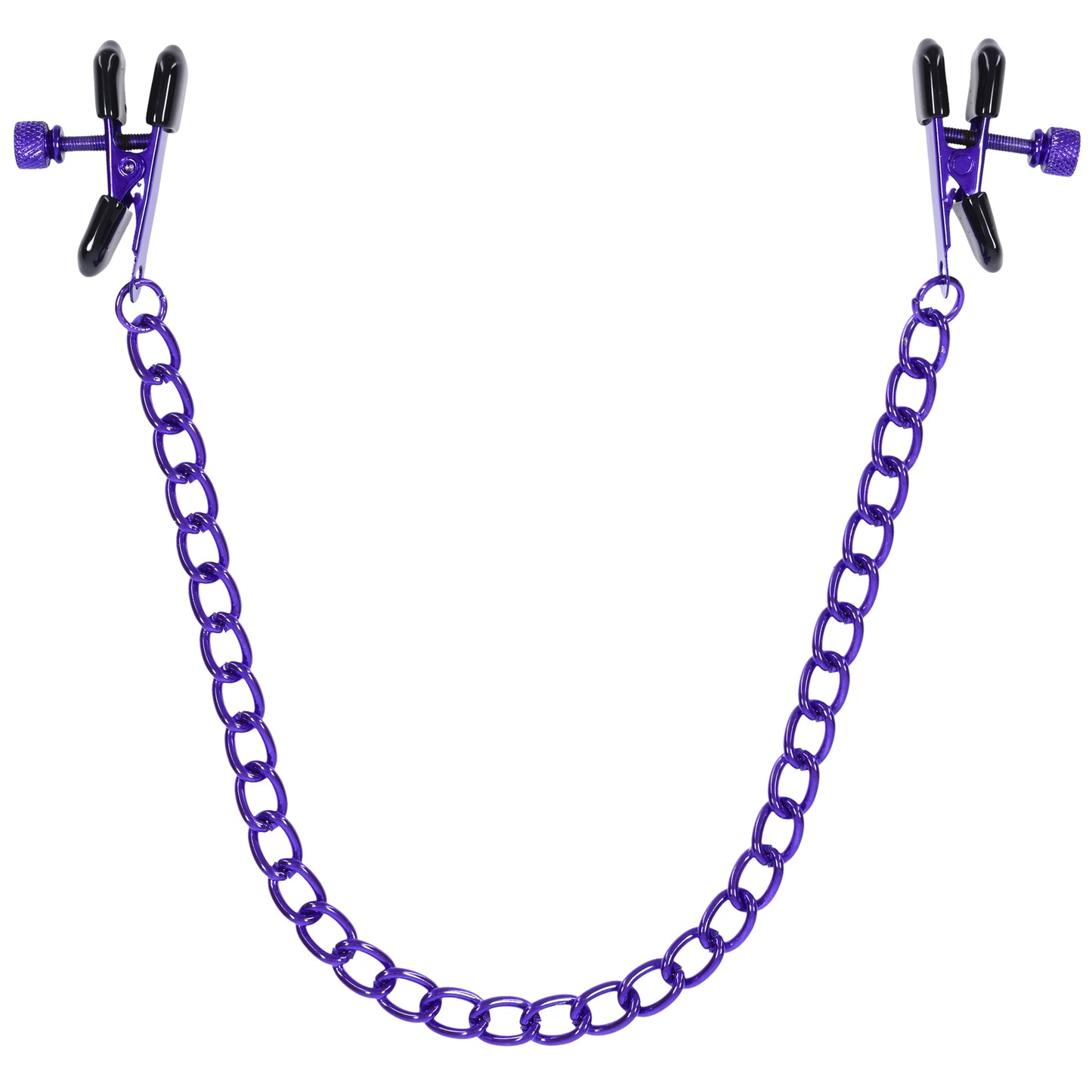 \"Merci - Chained Up - Nipple Clamps - Violet/black DJ2404-09-BX\"