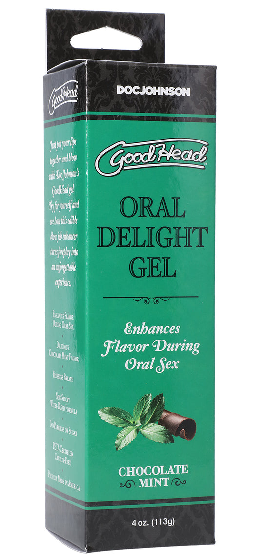 \"Goodhead - Oral Delight Gel - Chocolate Mint - 4 Oz. DJ1361-12-BX\"