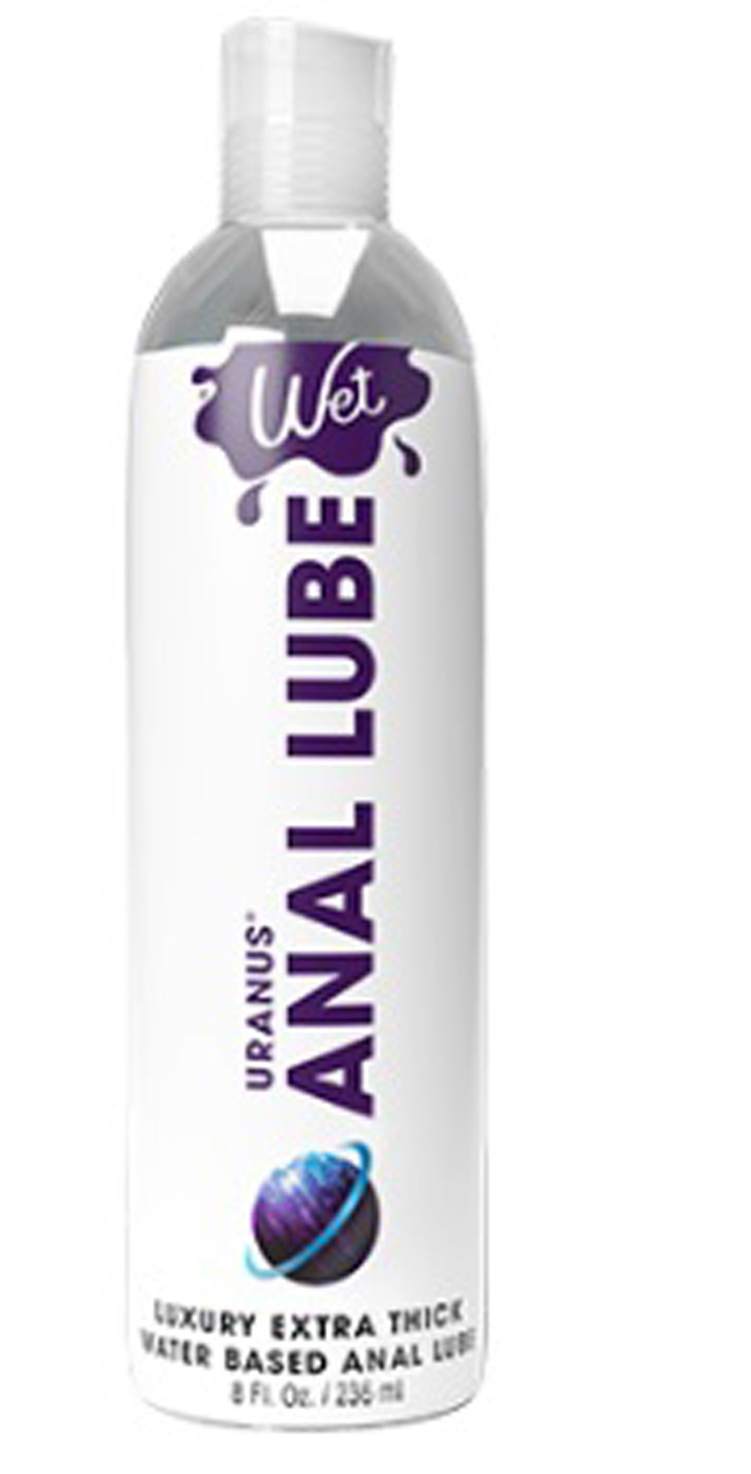 \"Wet Anal Lube 8oz Uranus Extra Thick Water Based WT35028\"