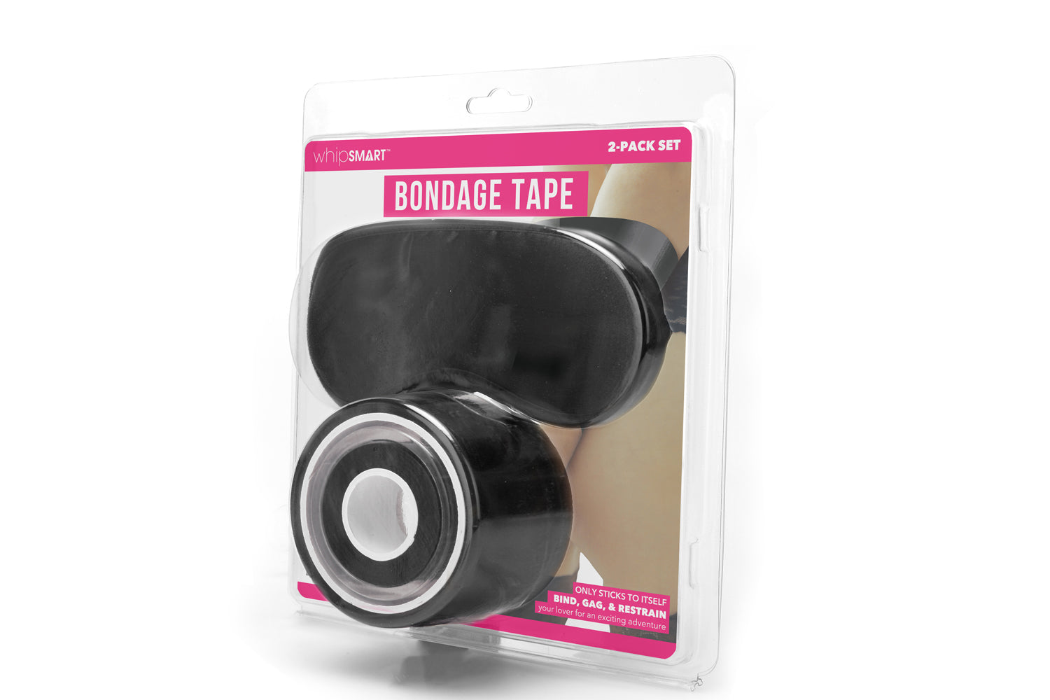 \"Whipsmart 100ft Bondage Tape Black X-WS1060-BLK\"