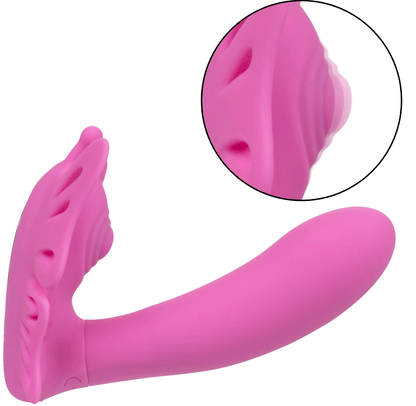 Venus Butterfly Silicone Remote Pulsating Venus G - Pink