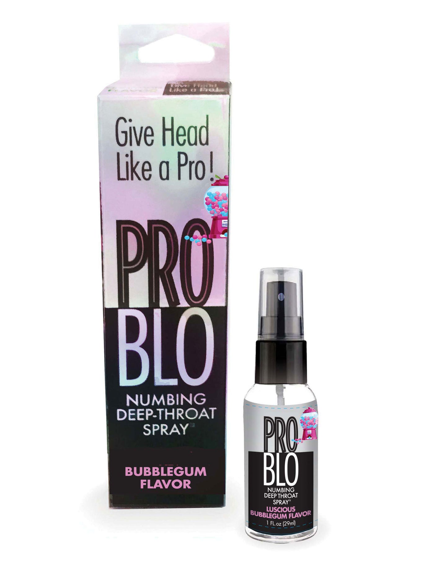 \"Pro Blo Throat Numbing Spray 1oz - Bubblegum LG-BT524\"