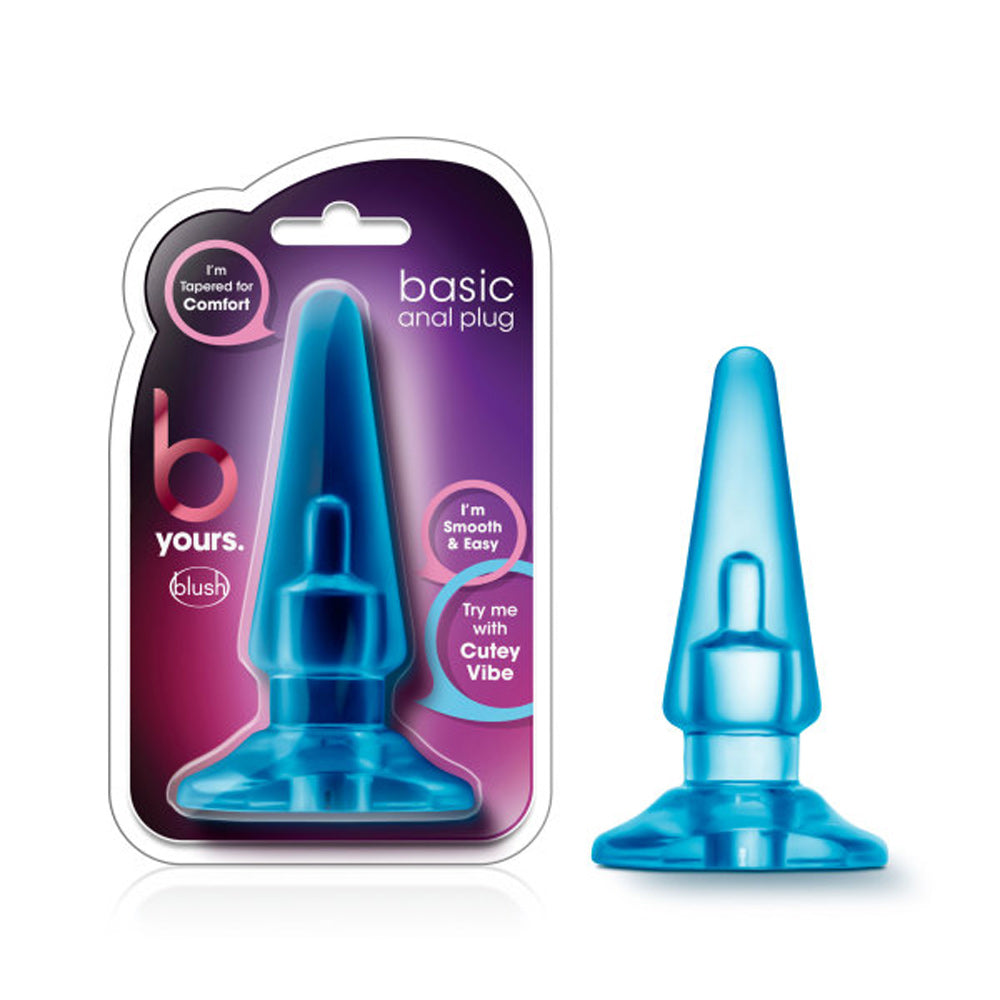 B Yours - Basic Anal Plug - Blue