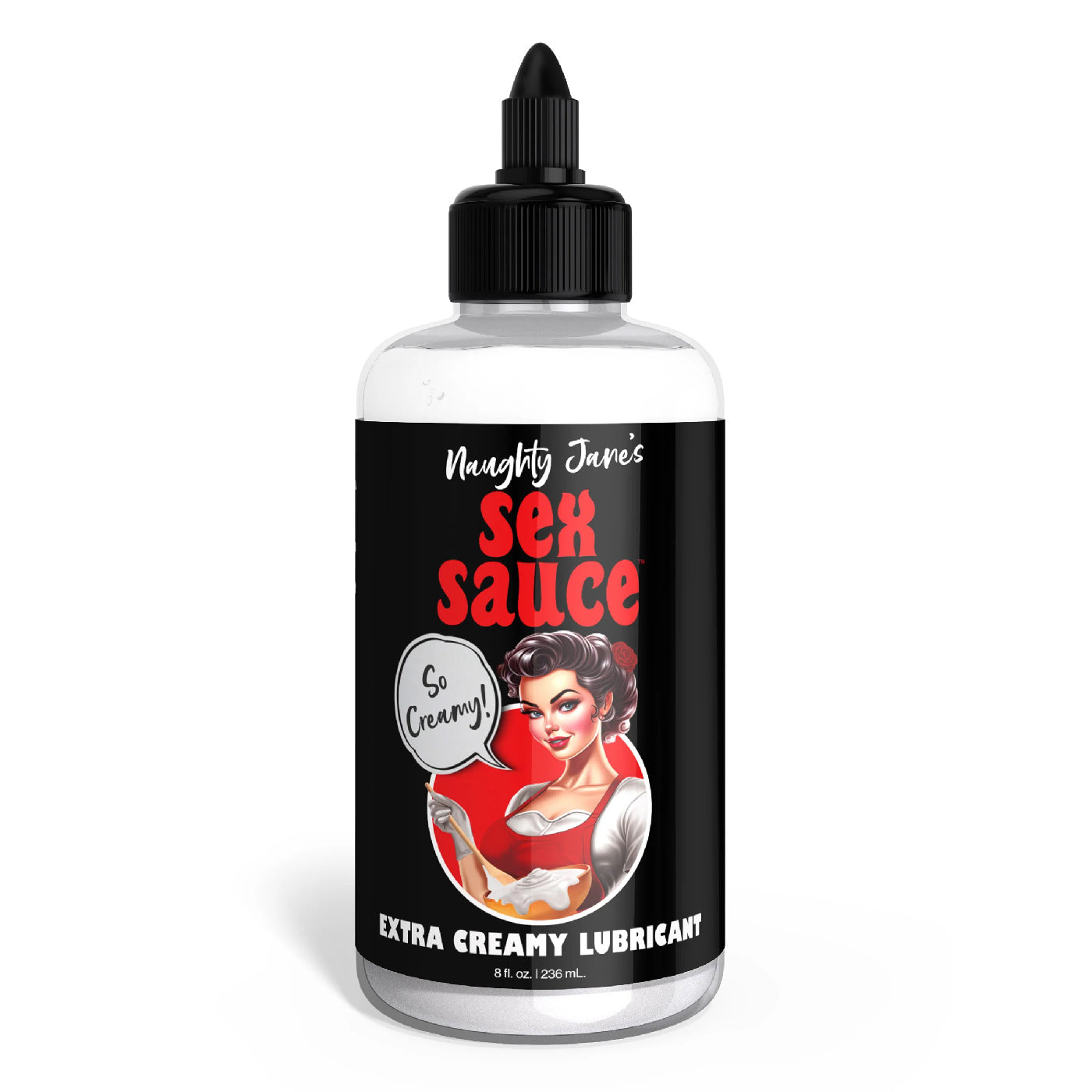 \"Naughty Jane's Sex Sauce Extra Creamy Lubricant 8 Oz NJ-AH397-8OZ\"