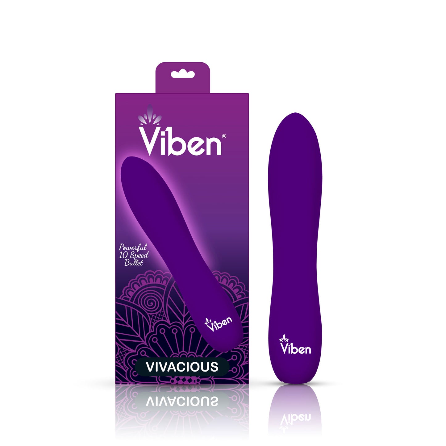 Vivacious - Violet - Intense 10-Function Bullet