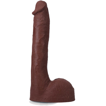 \"Signature Cocks Pressure 10 Cock With Removable Vac-U-Lock Suction Cup - Chocolate DJ8160-37-BX\"