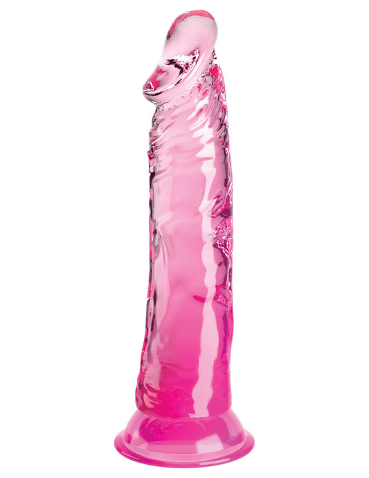 \"King Cock Clear 8 Inch - Pink PD5757-11\"