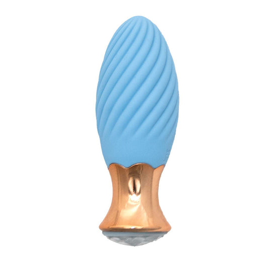 \"Goddess Diamond Tulip Massager - Blue NW3209\"