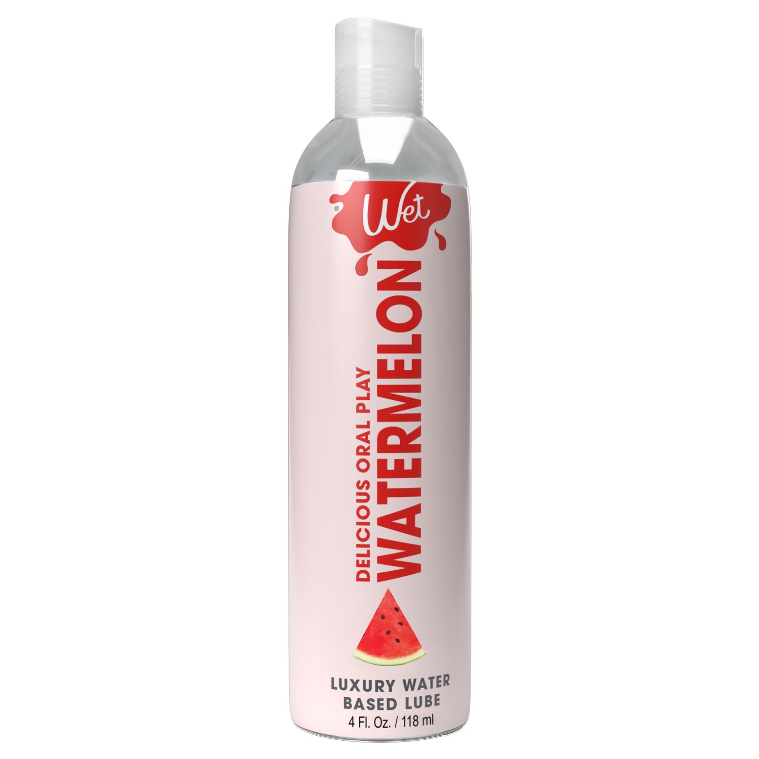 \"Wet Delicious Oral Play - Watermelon - Waterbased Flavored Lubricant 4 Oz WT21531\"