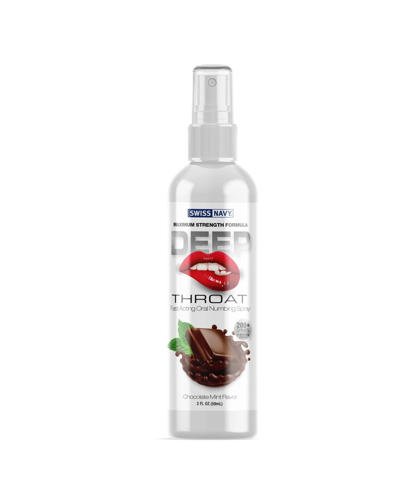 \"Swiss Navy Deep Throat Spray - Chocolate Mint - 2 Oz MD-SNDTSCM2\"