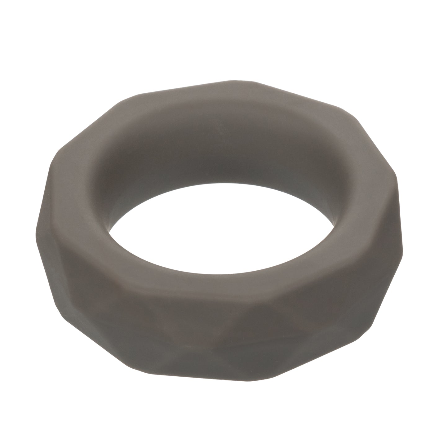 Alpha Liquid Silicone Prolong Prismatic Ring - Gray