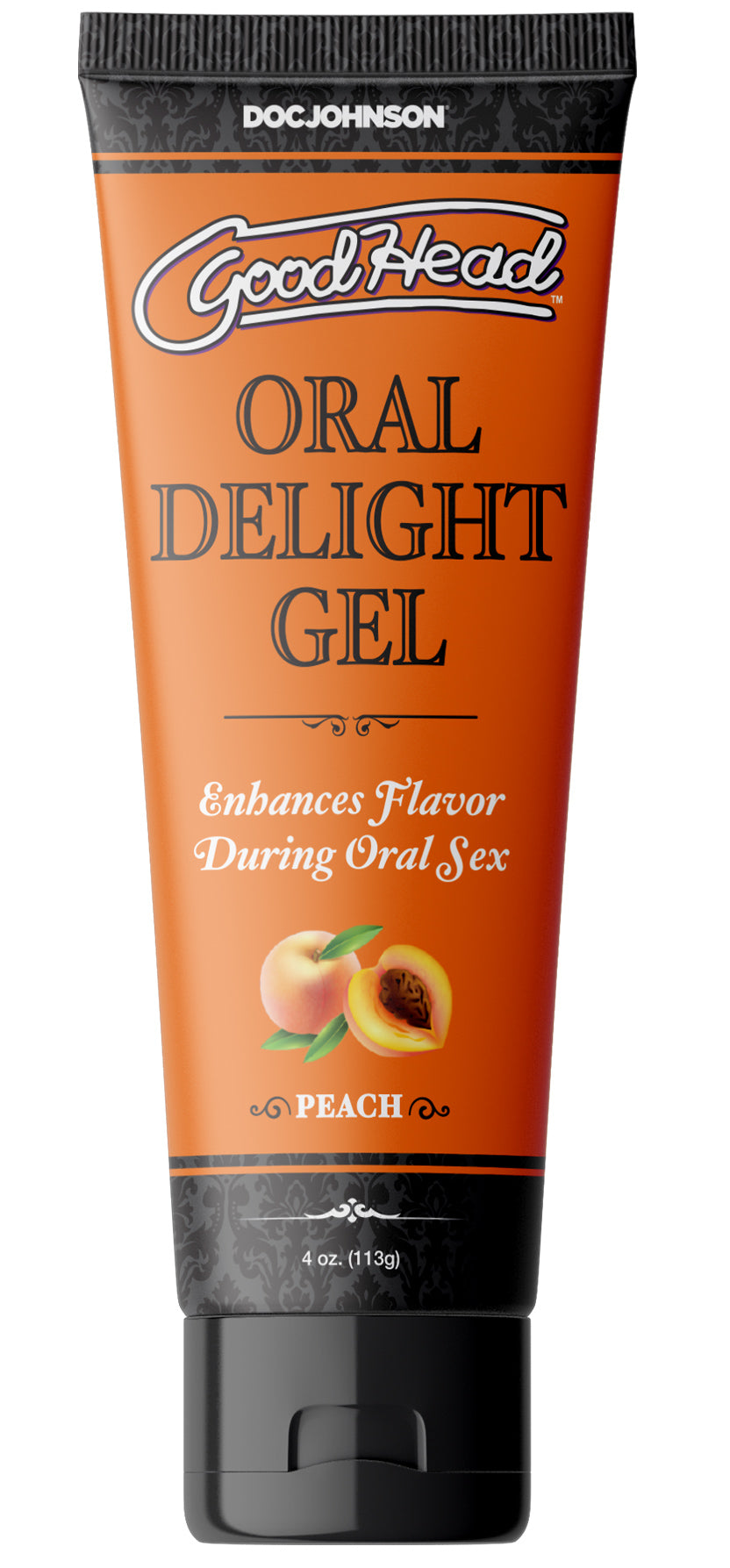 \"Goodhead - Oral Delight Gel - Peach - 4 Oz. DJ1361-09-BU\"