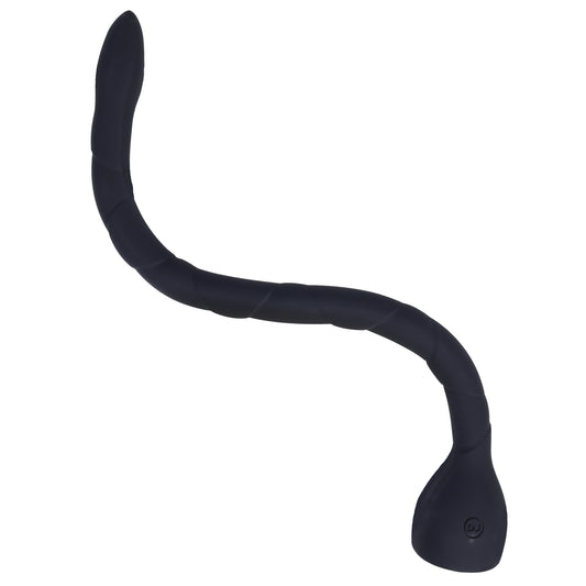 \"Merci - in Deep - Premium Silicone Anal Snake - Black DJ2401-42-BX\"