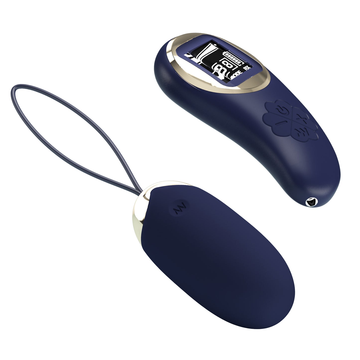 Mina Vibrating Remote Control Egg - Blue