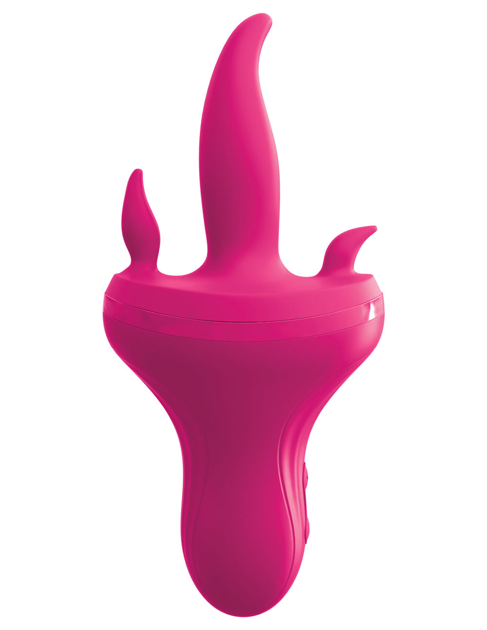 Threesome Holey Trinity Triple Tongue Vibrator - Pink