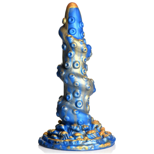 \"Lord Kraken Tentacled Silicone Dildo - Blue CC-AH108-BLU\"