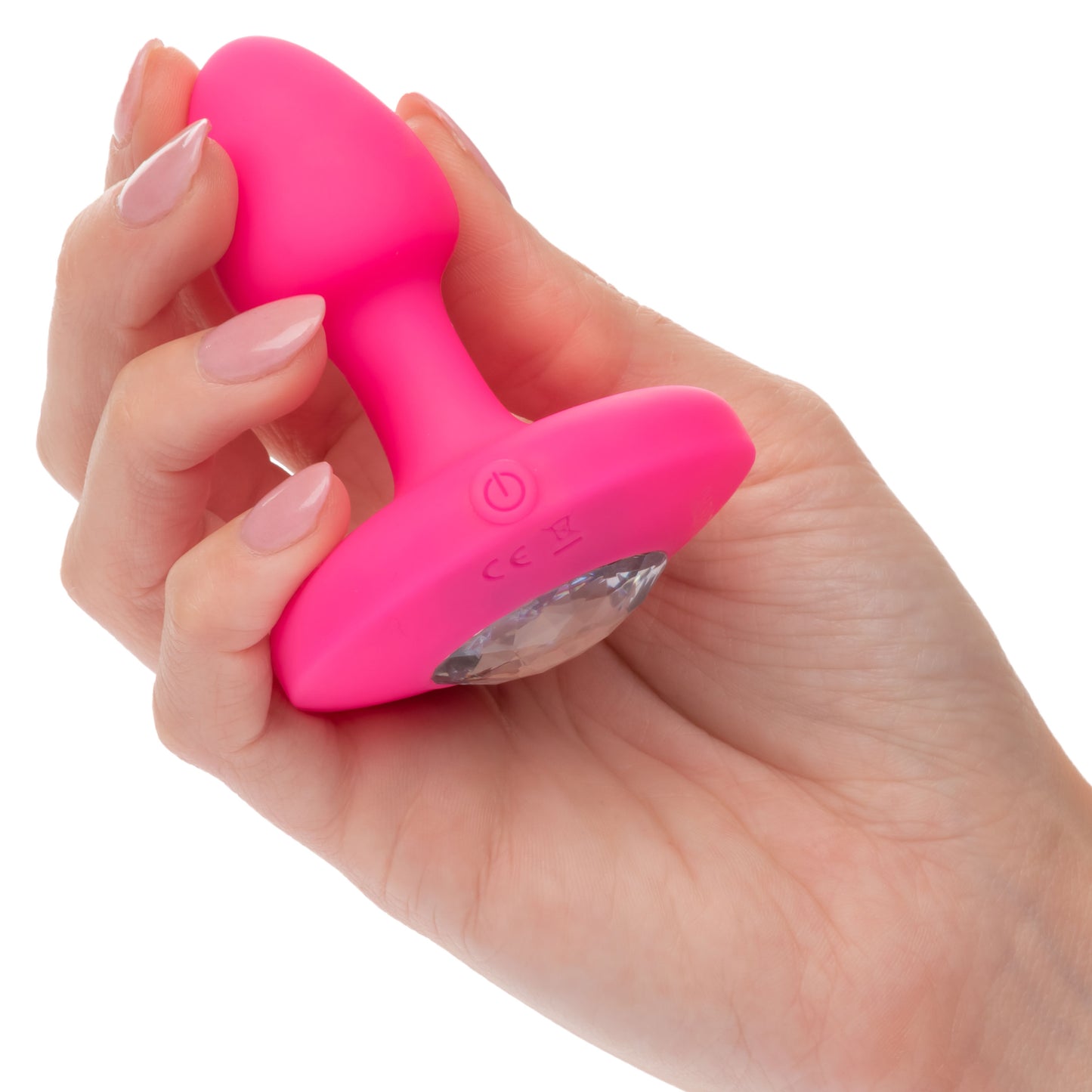 Cheeky Gems - Small Rechargeable Vibrating Probe - Vibrating Probe - Pink