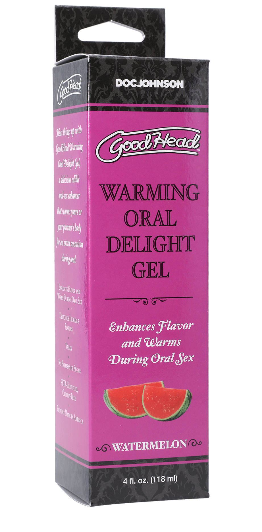 \"Goodhead - Warming Oral Delight Gel - Watermelon - 4 Fl. Oz. DJ1361-14-BX\"