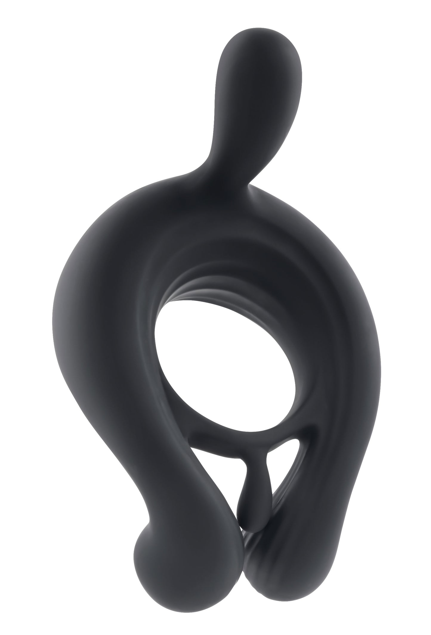 \"Playboy Pleasure - Triple Play - Cock Ring - Black PB-RS-1355-2\"