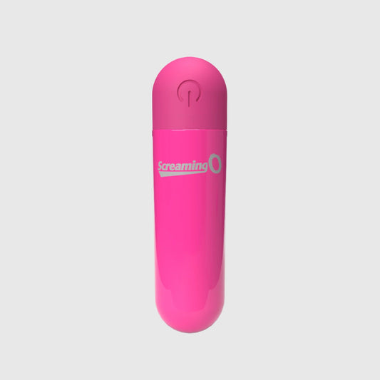 \"Screaming O Rechargeable Bullet - Pink SO-ARBA-PK\"