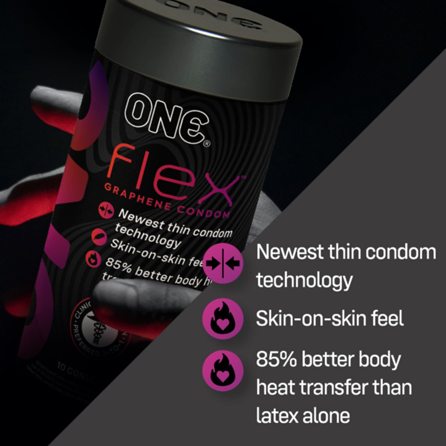 One Flex 10 Count Condoms