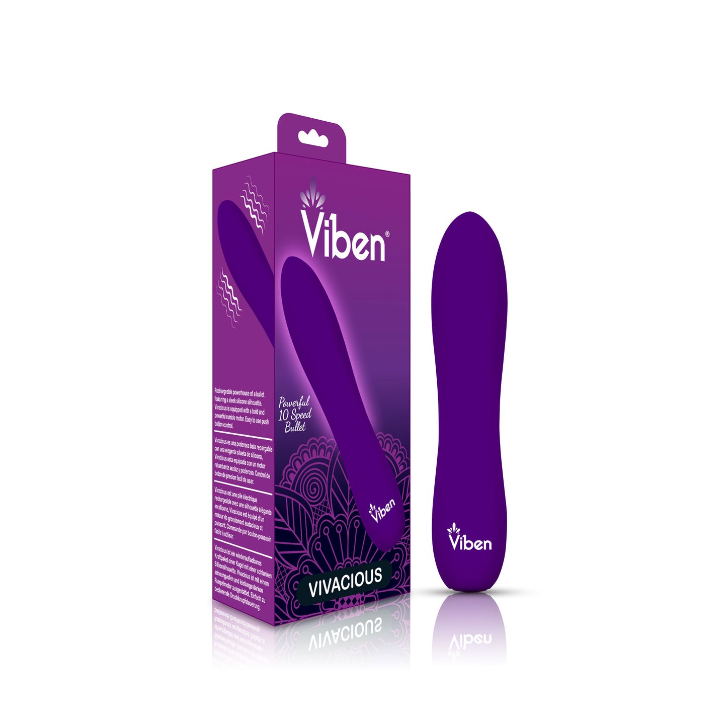 Vivacious - Violet - Intense 10-Function Bullet