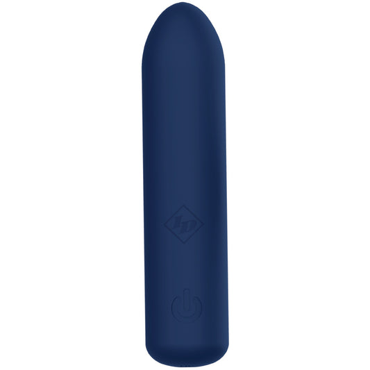 \"Make Me Quiver Silicone Bullet Massager - Blue IDDWTY01C2\"