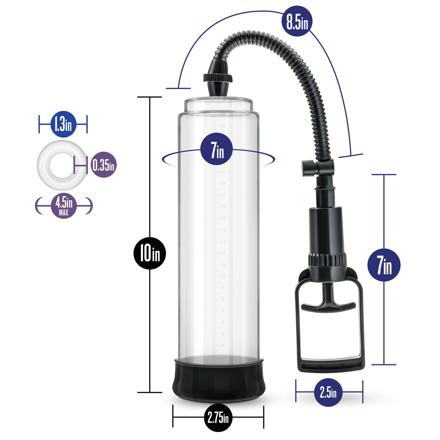 Performance Vx3 - Male Enhancement Pump System - Clear