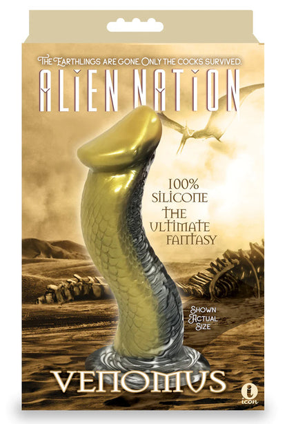 Alien Nation Venomus Silicone Creature Dildo - Gold