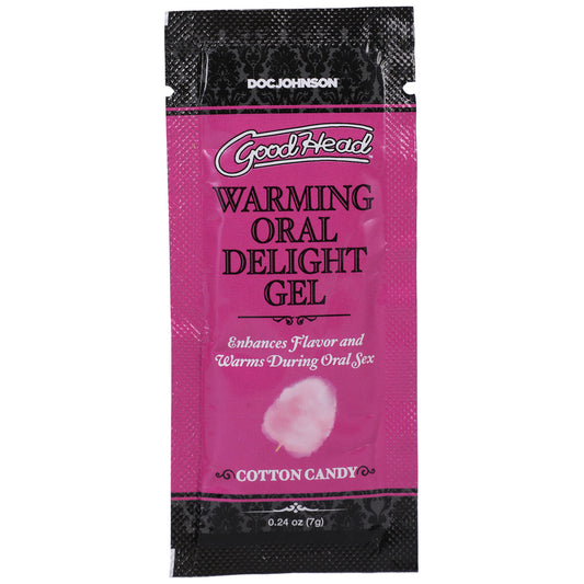 \"Goodhead - Warming Oral Delight Gel - Cotton Candy - 0.24 Oz DJ1387-21-BU\"