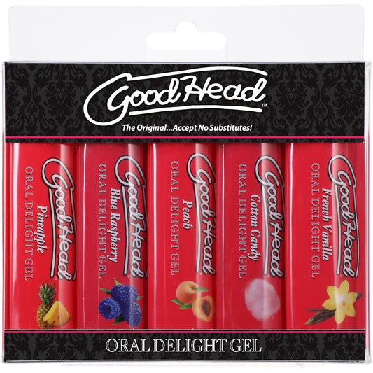 \"Goodhead - Oral Delight Gel - 5 Pack - 1 Oz. DJ1361-70-BX\"