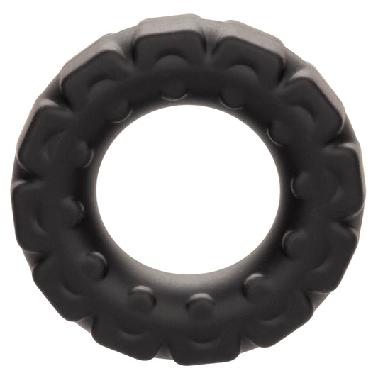 \"Alpha Liquid Silicone Prolong Tread Ring - Black SE1491652\"