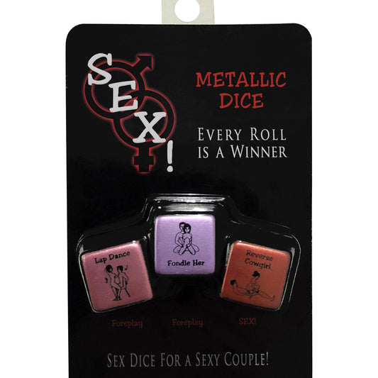 \"Sex! Metallic Dice KG-BGR122\"