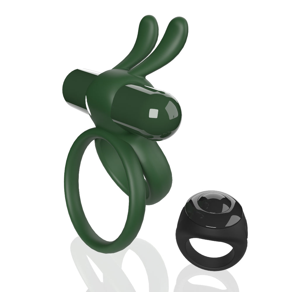 Screaming O Remote Controlled Ohare XL Vibrating Ring - Green