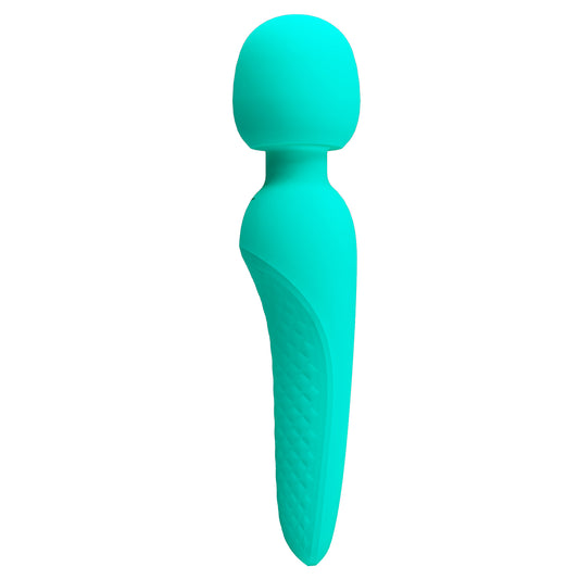 \"Meredith Super Soft Silicone Wand - Turquoise BI-014668-4\"