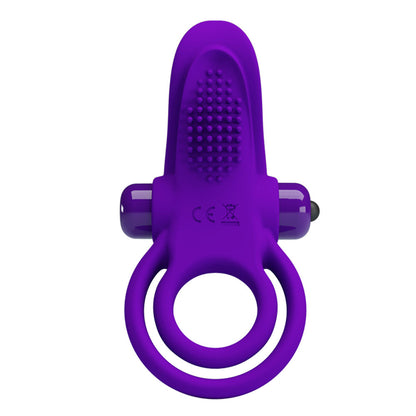 Pretty Love Vibrant Penis Ring - Purple