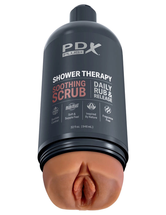 \"Shower Therapy - Soothing Scrub - Tan PDRD622-22\"