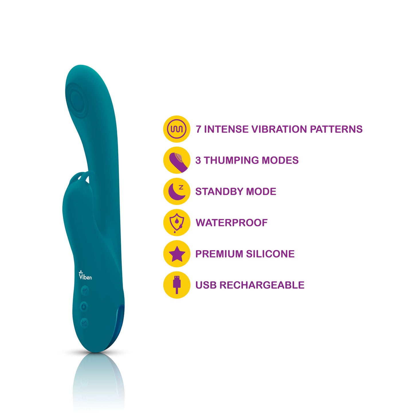 Razzle - Ocean - Rechargeable Thumping G-Spot  Rabbit