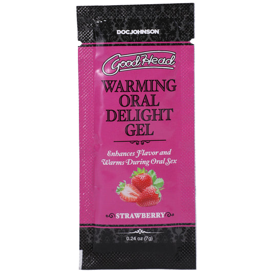 \"Goodhead - Warming Oral Delight Gel - Strawberry - 0.24 Oz DJ1387-22-BU\"