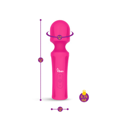 Mighty Muse - Hot Pink - Powerful Personal Wand - Massager