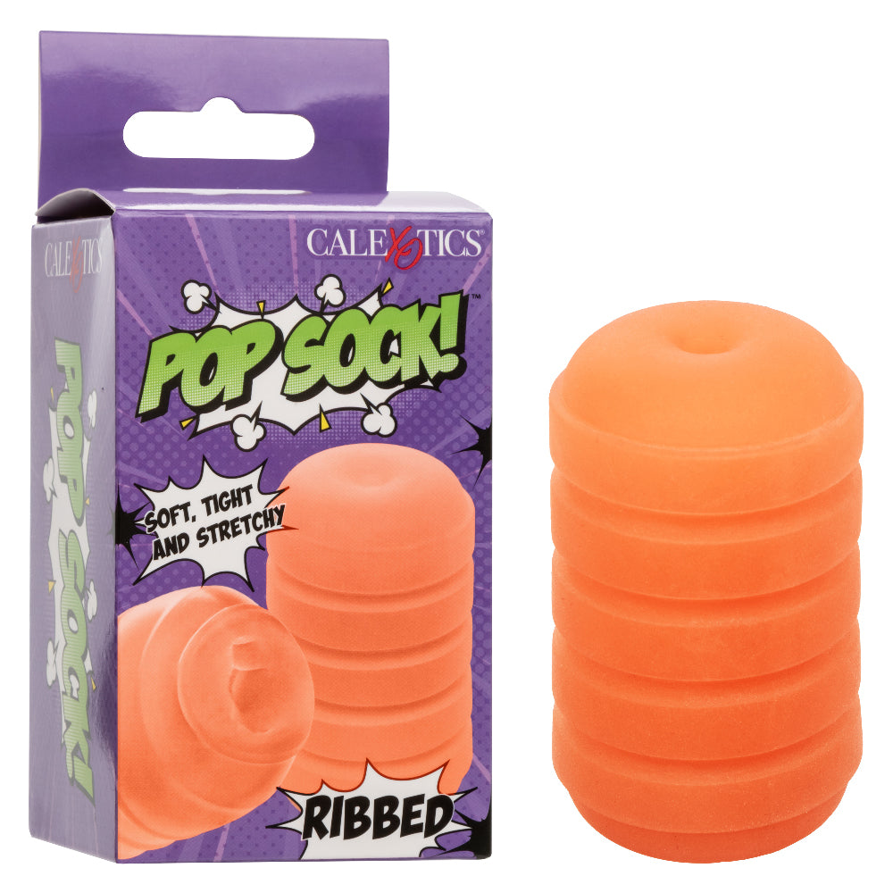 Pop Sock Ribbed - Orange