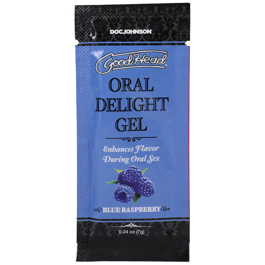 \"Goodhead - Oral Delight Gel - Blue Raspberry - 0.24 Oz DJ1387-26-BU\"