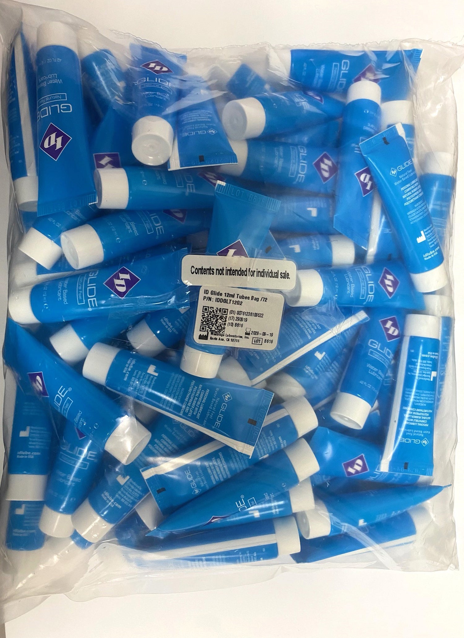 \"Glide 12ml Tubes - Bag of 72 IDDGLT12G2\"