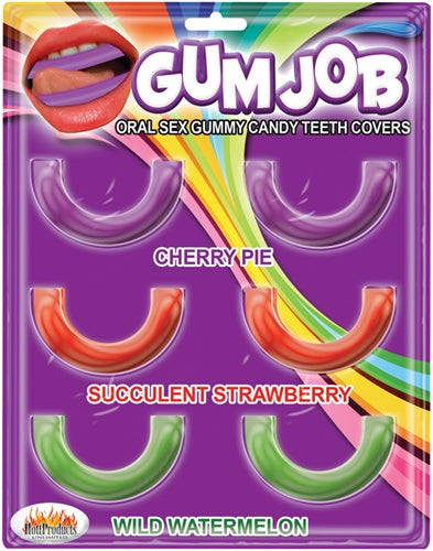 \"Gum Job Oral Sex Candy Teeth Covers 6 Pack HTP2855\"