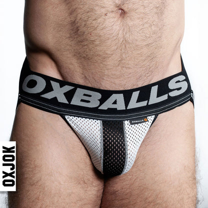 \"Airmesh Upthrust Slider-Strap Jock Ice White Xl OX-JOK-1010-WHT-XL\"