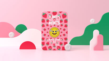 Flintts Mouth Watering Mints Strawberry Magic - F-Strength 225