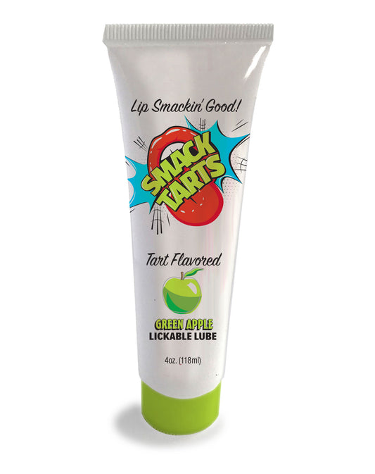 \"Smack Tarts 4oz Lickable Flavored Lubricant - Green Apple LG-BT422\"